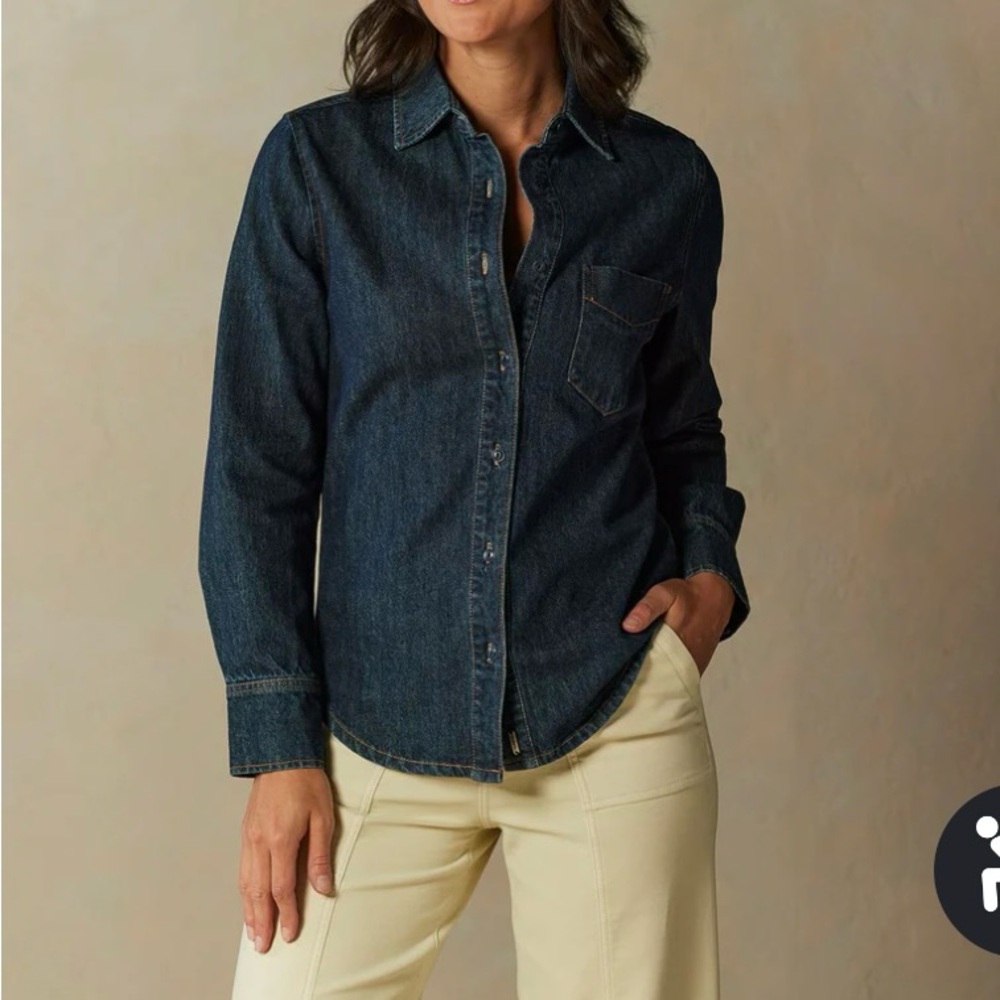 The Normal Brand Denim Shirt S NWT